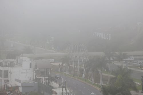 El otoño se deja sentir en Lima con la presencia de neblina en distritos costeros