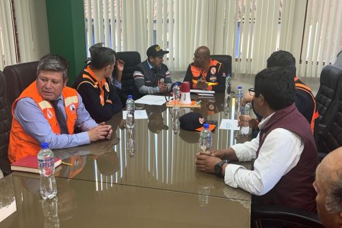 Cusco: Jefe del INDECI lidera coordinaciones para fortalecer la respuesta ante emergencias