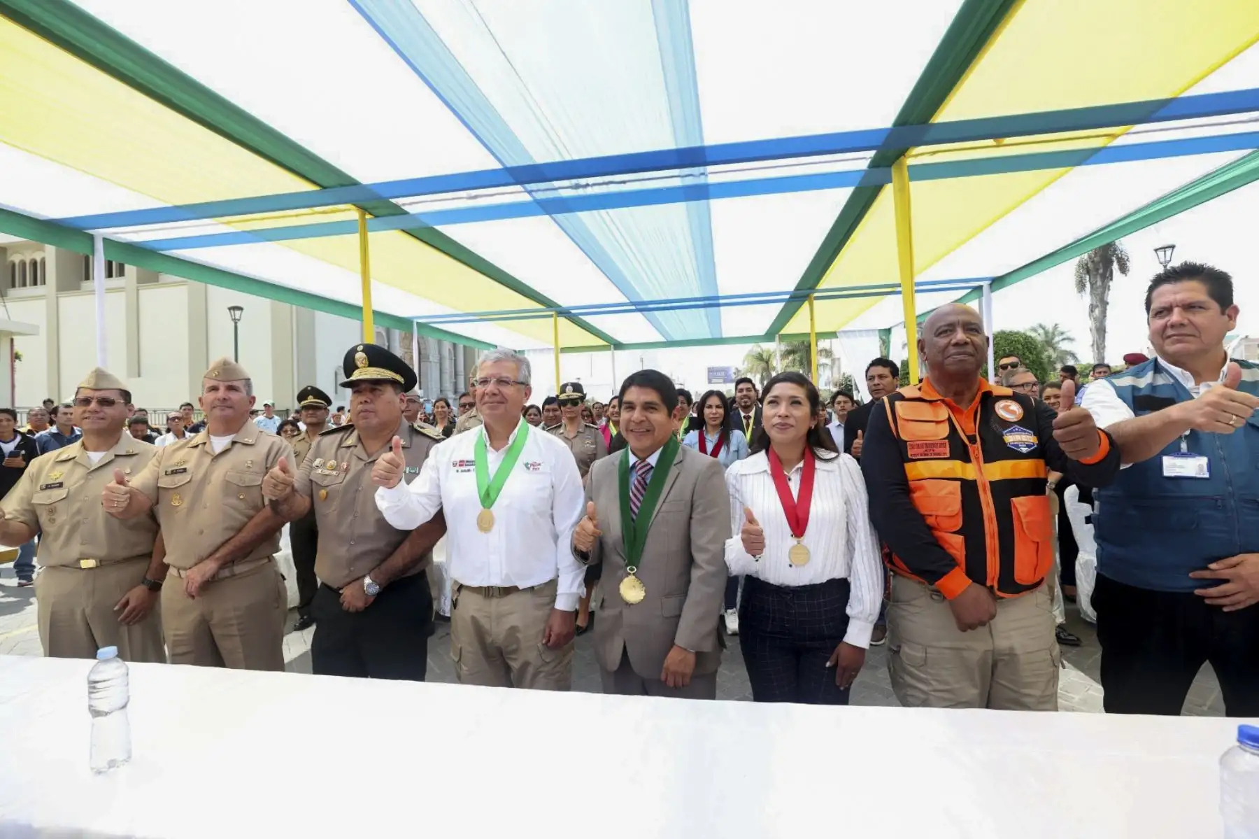El ministro de Defensa, Walter Astudillo Chávez, constató que la construcción de las patrulleras marítimas B.A.P. Río Huarmey y B.A.P. Río Nepeña, en los astilleros de la empresa Servicios Industriales de la Marina (SIMA PERÚ) en Chimbote, tiene un avance del 21 %, dentro de los plazos establecidos, y que culminará en junio del año 2025.
Foto: ANDINA/MINDEF