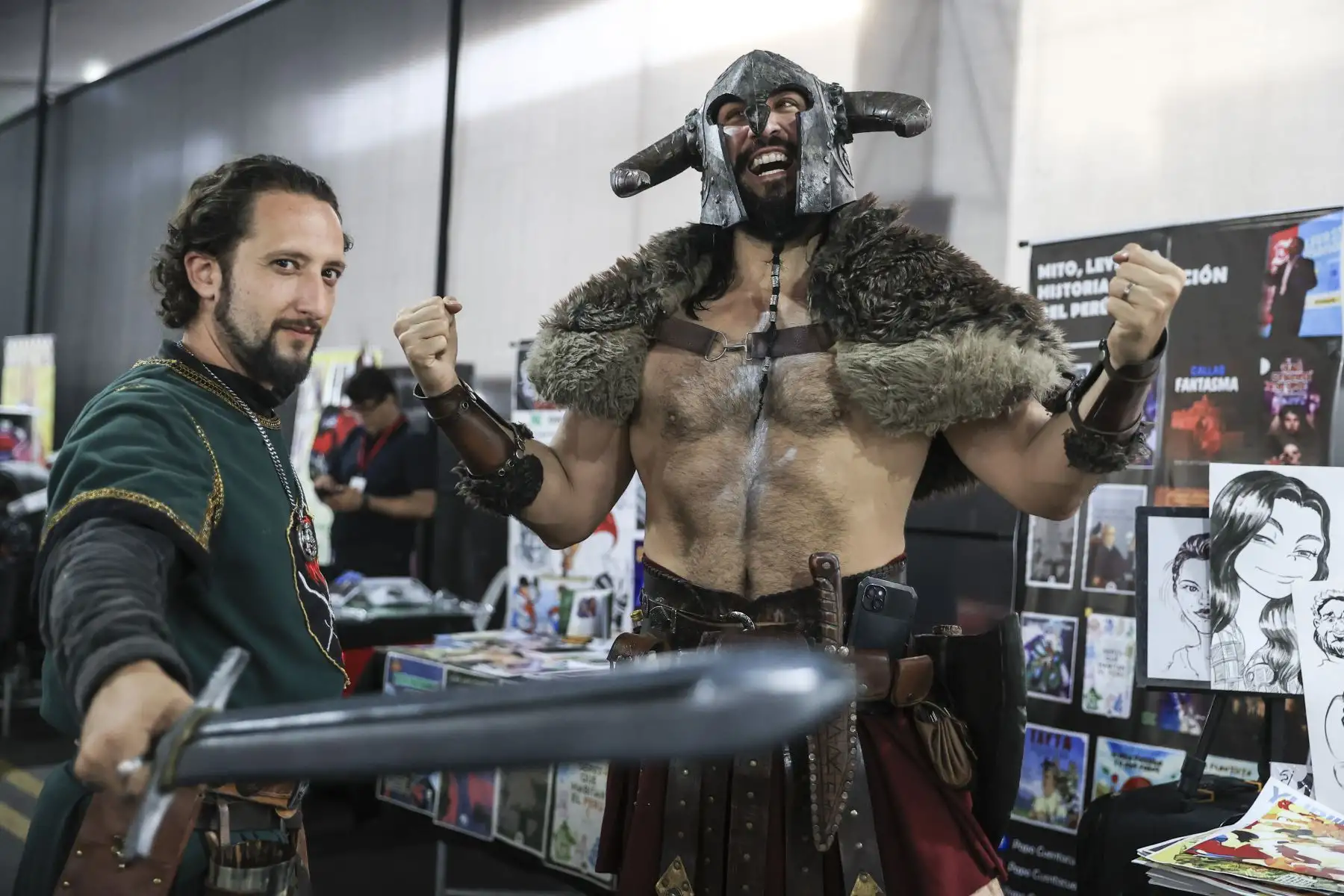 El Día del Cómic Festival se realiza en Campo de Marte con la presencia de miles de personas amantes de los cómic y de todas las edades. Artistas nacionales y extranjeros así como cosplayers participan de este importante festival. Foto: ANDINA/Jhonel Rodríguez Robles