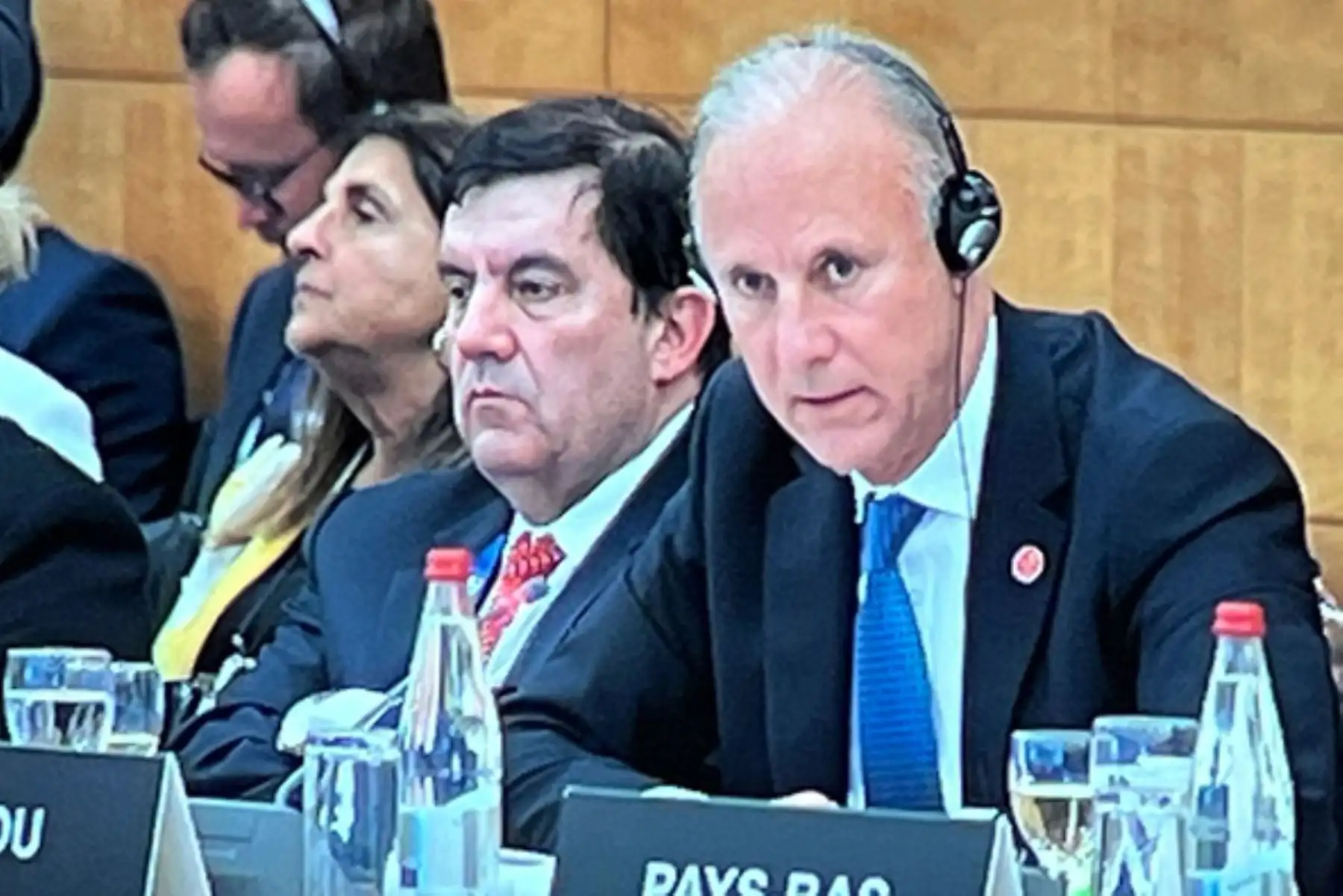 Javier González-Olaechea, ministro de RR EE peruano en reunión de la OCDE. ANDINA/Difusión