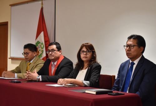 Operadores de Justicia de Arequipa que pertenecerán a la Unidad de Flagrancia delictiva, iniciaron ciclo de capacitaciones con miras a la puesta en funcionamiento del nuevo organismo a partir del 13 de mayo.