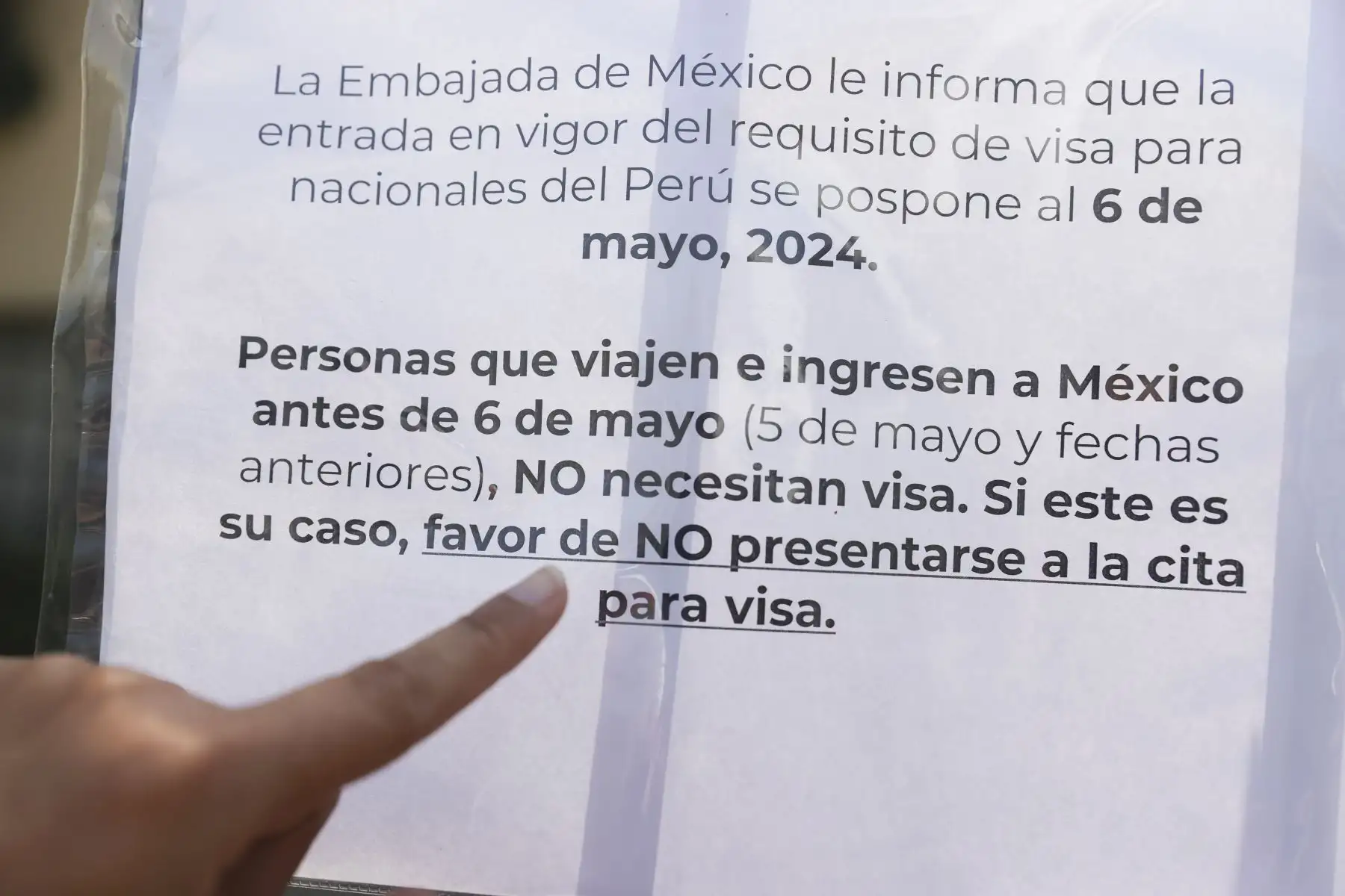 A partir de hoy, lunes 6 de mayo, México exigirá visa a todos los peruanos que deseen ingresar a ese país con motivo de turismo o negocios. Foto: ANDINA/Melina Mejía