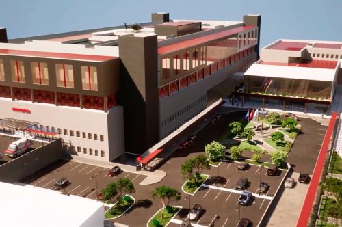 Proyecto de modernización del Hospital Ramos Guardia de Huaraz. Cortesía.