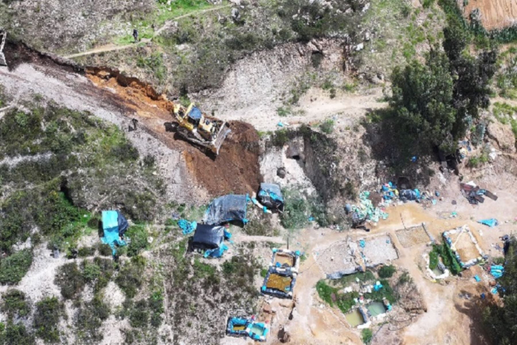 Minería ilegal en La Libertad: interdictan material por S/ 60 millones en 45 campamentos