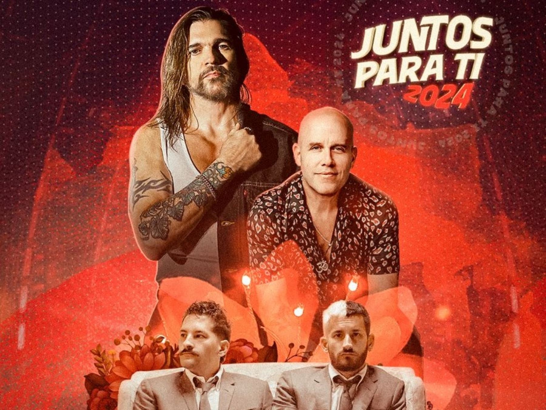 Juanes en "Juntos para ti"  junto a Gian Marco y Mau & Ricky.