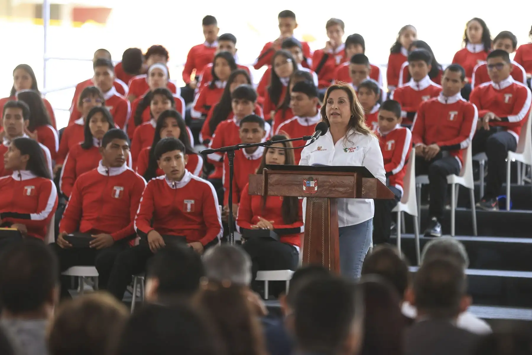 Reconocimiento a los medallistas de los Juegos Bolivarianos de la Juventud 2024. Foto: ANDINA/Prensa Presidencia