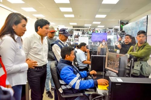 La municipalidad de San Juan de Lurigancho brindará acceso al personal de fiscalización de la ATU a las instalaciones de su Centro de Control de Operaciones y a 12 cámaras de videovigilancia Foto: Difusión