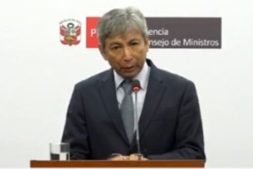 Ministro de Economía y Finanzas, José Arista Arbildo. Foto: captura TV.