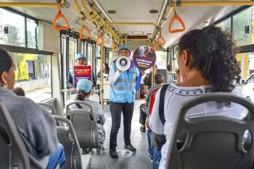 Estas acciones son parte de una campaña multisectorial de ATU, el Ministerio de Transportes y Comunicaciones (MTC), en coordinación el MIMP y la Policía Nacional del Perú (PNP). Foto: ANDINA/Difusión