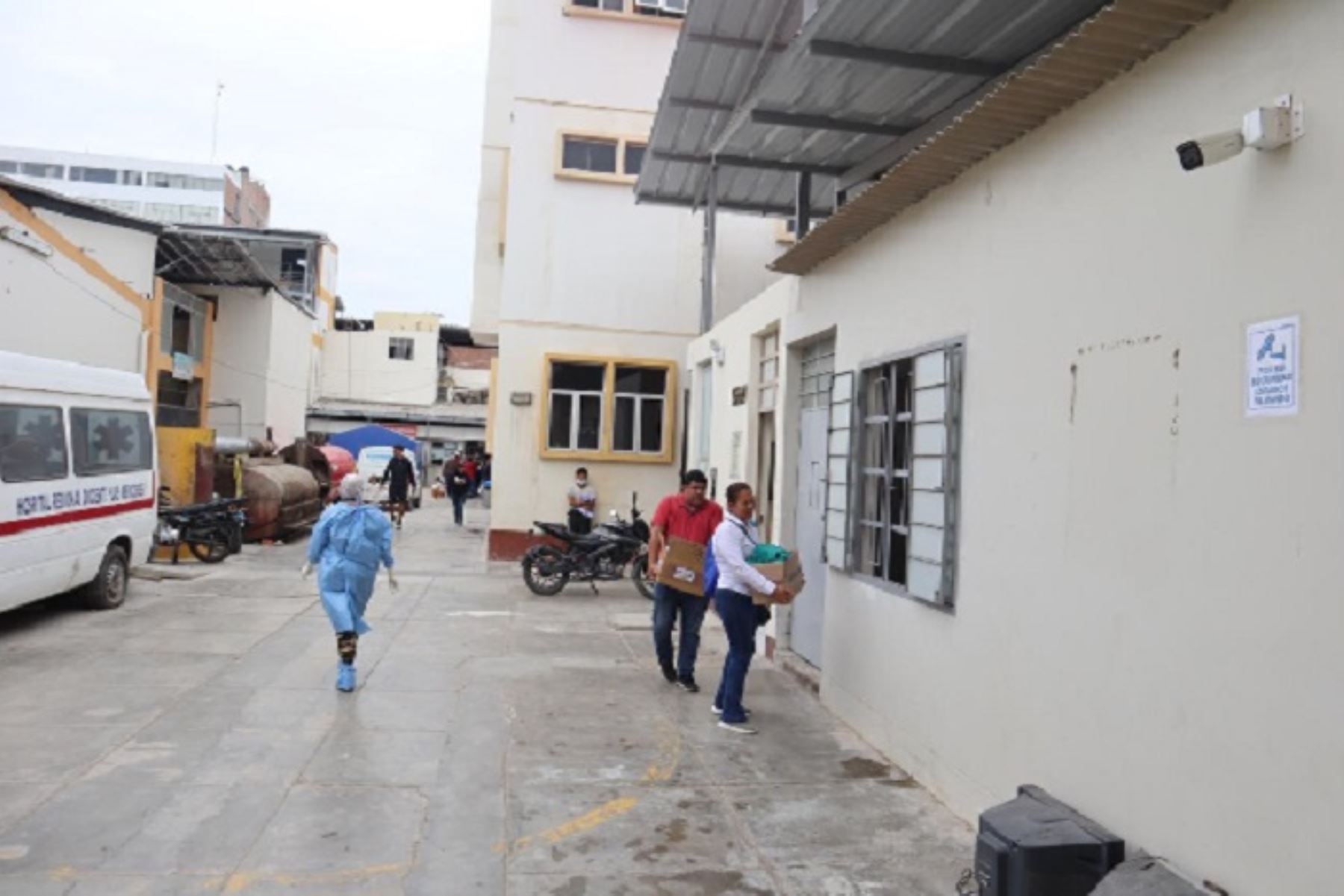 La víctima recibe atención en el Hospital Regional Docente Las Mercedes de Chiclayo. Foto: ANDINA/Difusión