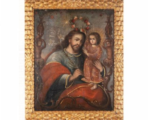 El Ministerio de Cultura confirmó la recuperación de una pintura virreinal del siglo XVII que fue sustraída en 2008 de un templo de Cusco. El lienzo fue hallado en Estados Unidos. ANDINA/Difusión