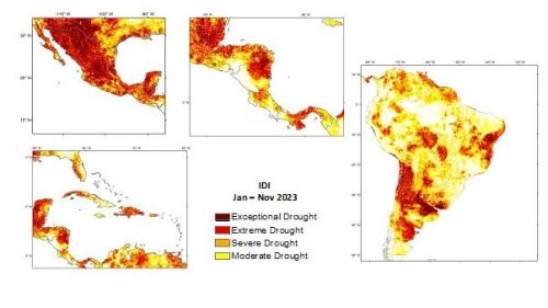 América Latina y el Caribe enfrentan devastador impacto climático en 2023, según OMM