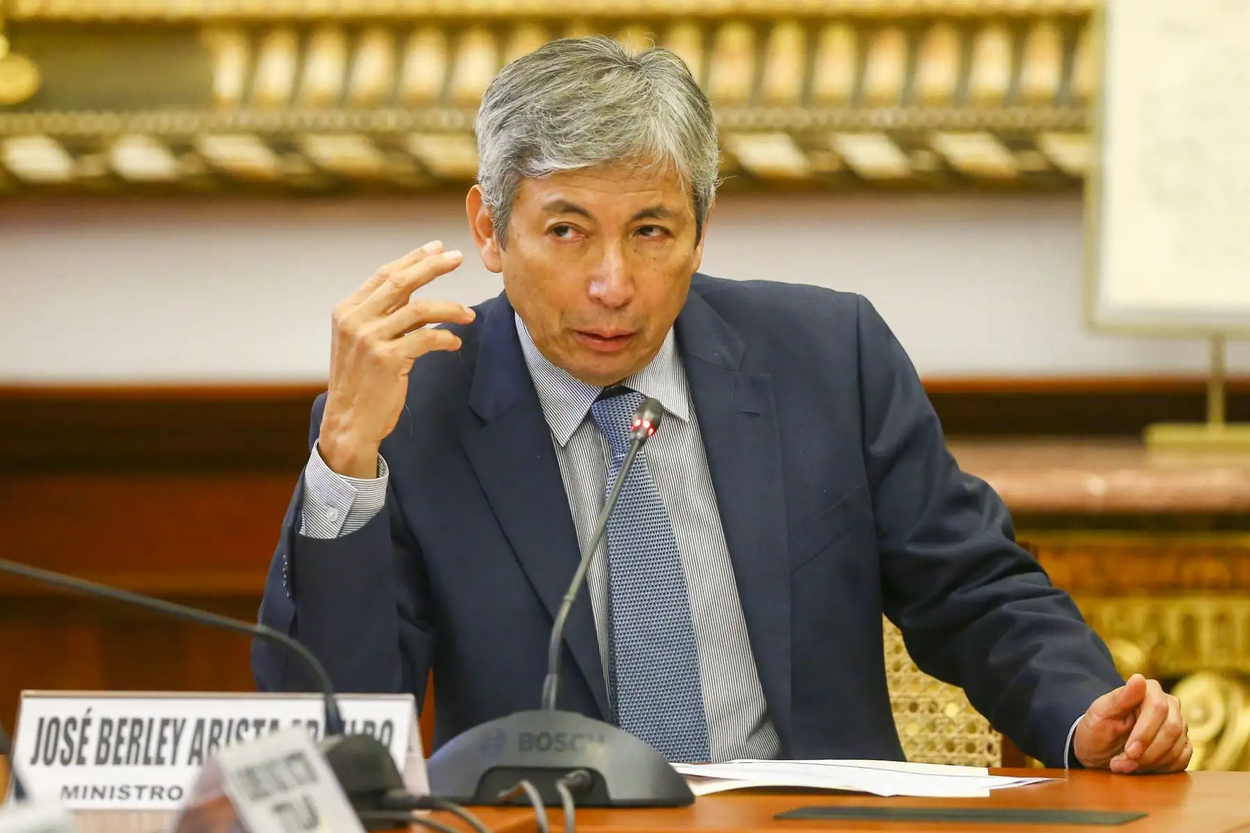 Los miembros de la comisión tratan sobre la propuesta de predictamen que propone la “Ley de modernización del Sistema Previsional Peruano”. Foto: Andina/ Eddy Ramos