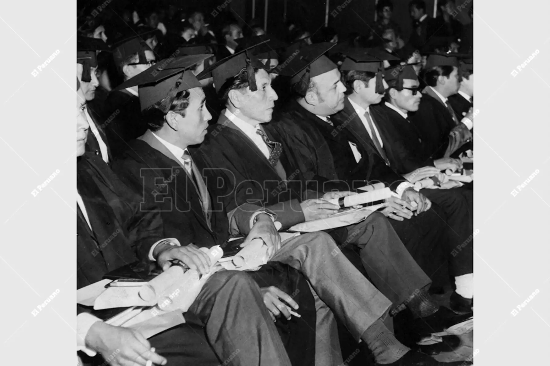 Lima - 3 mayo 1969 / Graduación de estudiantes de la Facultad de Medicina Veterinaria de la Universidad Nacional Mayor de San Marcos. Fotos: Archivo Histórico de El Peruano