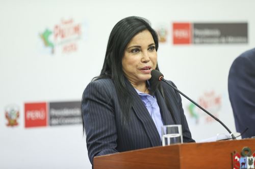 Ministra de Comercio Exterior y Turismo, Elizabeth Galdo Marín. Foto: Cortesía.