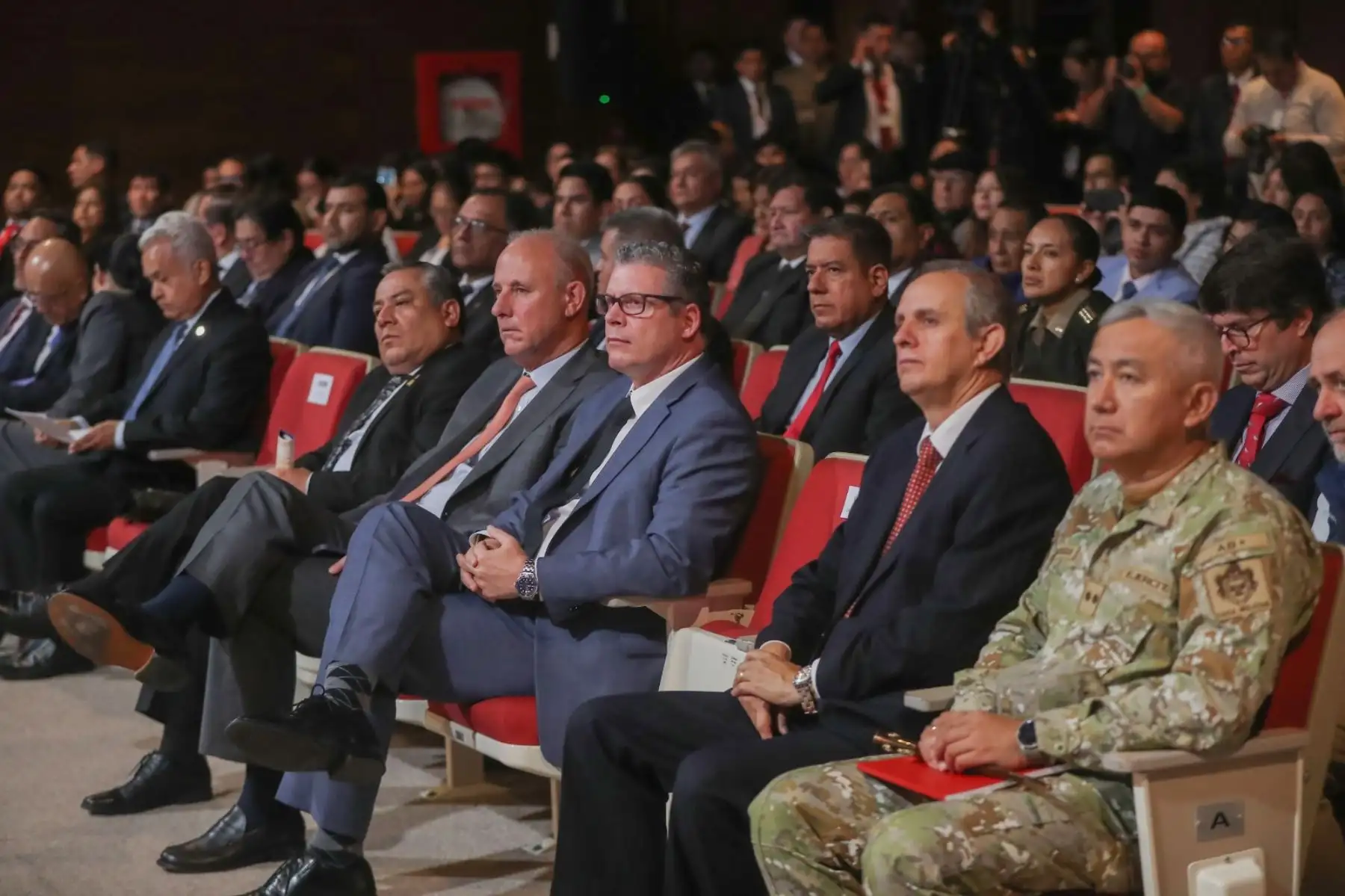 La presidenta de la república, Dina Boluarte, participó en la ceremonia de inauguración del seminario internacional ‘Constitución Política, Democracia y Valores Institucionales’. Foto: ANDINA/Prensa Presidencia