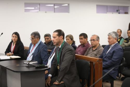 Audiencia de control de identidad realizada hoy por el Poder Judicial. Foto: ANDINA/difusión.
