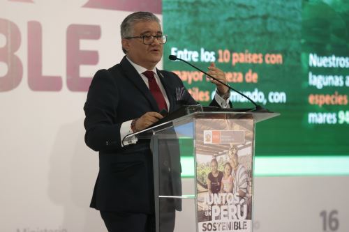 Ministro del Ambiente, Juan Carlos Castro Vargas. Foto: ANDINA/Vidal Tarqui