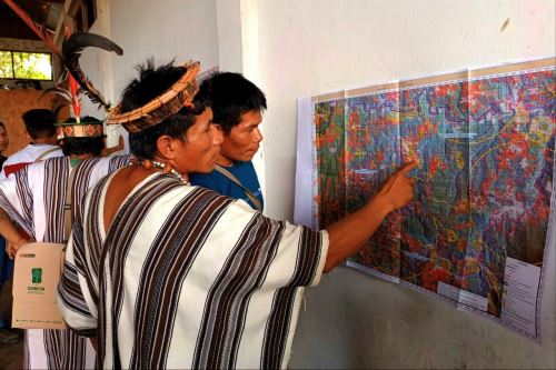Con acciones para mitigar el cambio climático, comunidades indígenas pueden compensar infracciones forestales. Foto: Osinfor/Difusión.