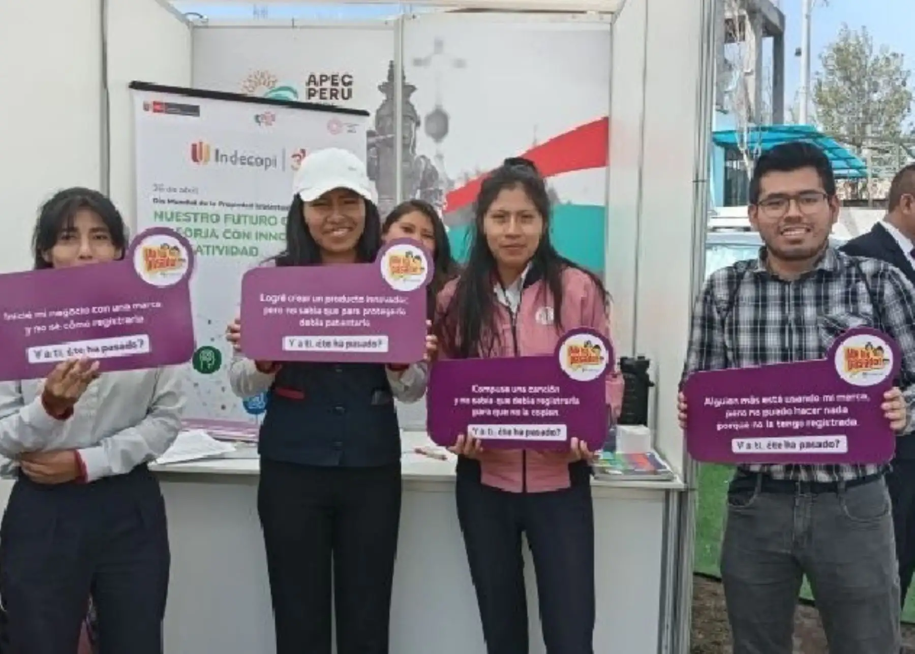 Con una feria informativa, en el marco del Foro APEC, Indeocpi impulsa la formalización de emprendedores de Arequipa. ANDINA/Difusión