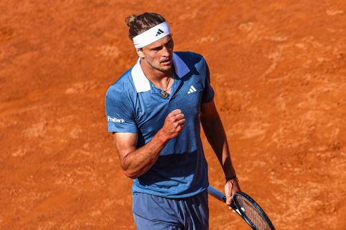 Alexander Zverev en el ATP Roma 2024.