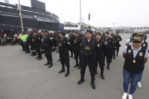 Plan de Operaciones "Amanecer seguro" para el partido entre los equipos de Alianza Lima y Colo Colo