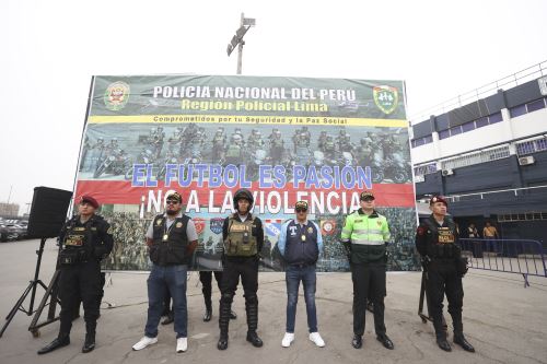 Plan de Operaciones "Amanecer seguro" para el partido entre los equipos de Alianza Lima y Colo Colo