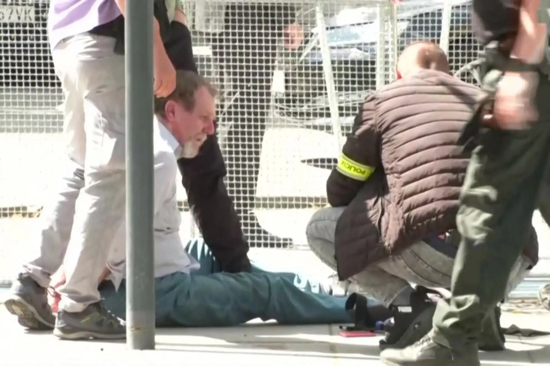 La presidente eslovaca, Zuzana Caputova, anunció en un comunicado que "la policía detuvo al atacante" y ofrecería más información "tan pronto como sea posible". Foto: AFP