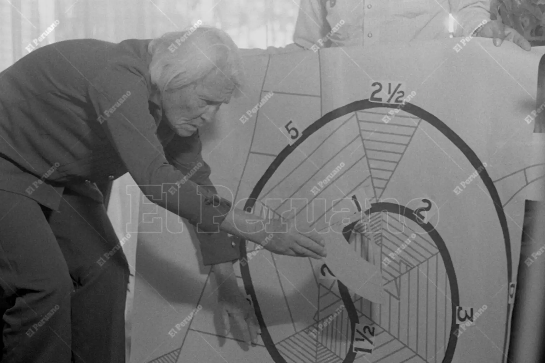 Lima - 8 octubre 1980 /  María Reiche, incansable estudiosa de la líneas de Nasca. Foto: Archivo Histórico de El Peruano / Máximo Miralles
