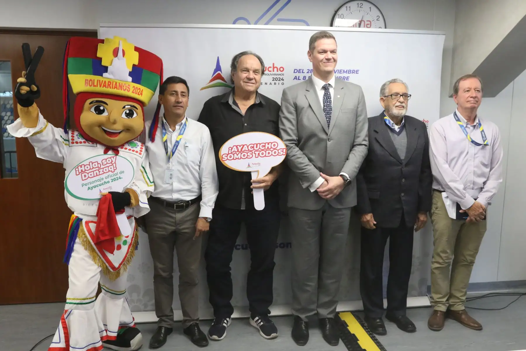 Proyecto Especial Legado presenta el Centro de Control y Operaciones de los juegos Bolivarianos del Bicentenario Ayacucho 2024, donde se podrá apreciar en tiempo real el avance de las diversas actividades para el desarrollo de esta competencia multideportiva, a realizarse del 28 de noviembre al 8 de diciembre.
FOTO:ANDINA/Hector Vinces