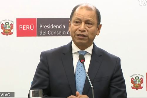 Ministro de Trabajo y Promoción del Empleo, Daniel Maurate Romero. Foto: Captura TV