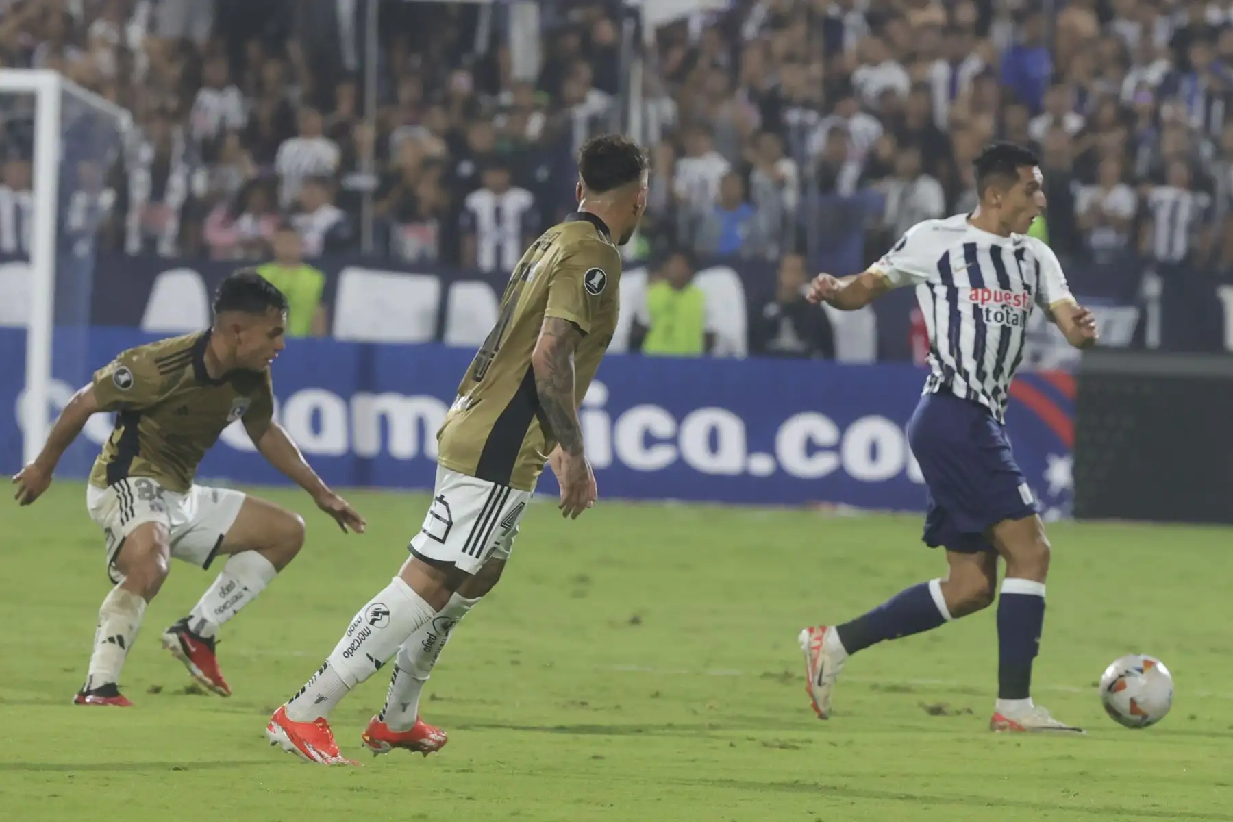 Alianza Lima se enfrenta a Colo Colo de Chile en la penúltima jornada del Grupo A de la Copa Libertadores 2024 en el estadio Alejandro Villanueva de La Victoria .
Foto: ANDINA/Melina Mejía