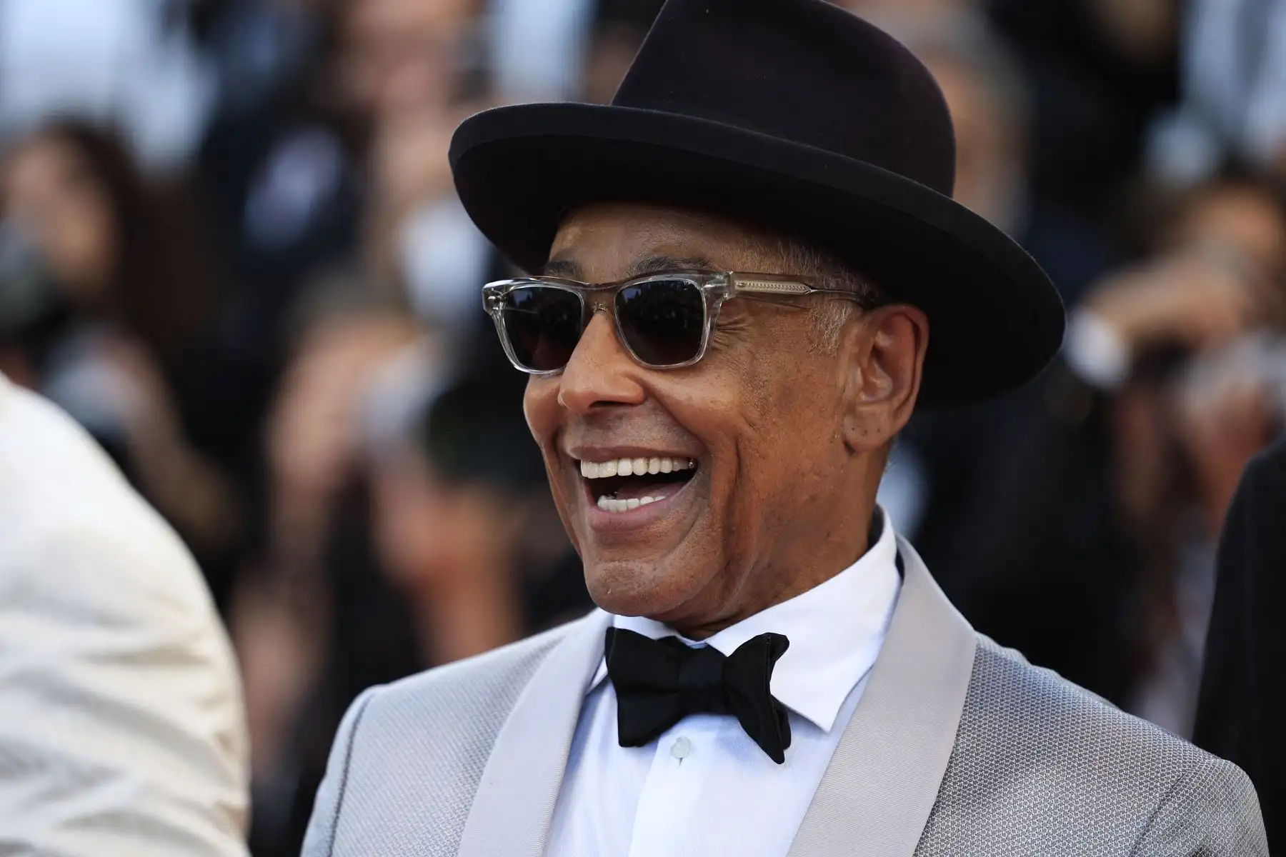 El actor estadounidense Giancarlo Esposito llega a la proyección de la película "Megalopolis" en la 77ª edición del Festival de Cine de Cannes en Cannes. Foto: AFP