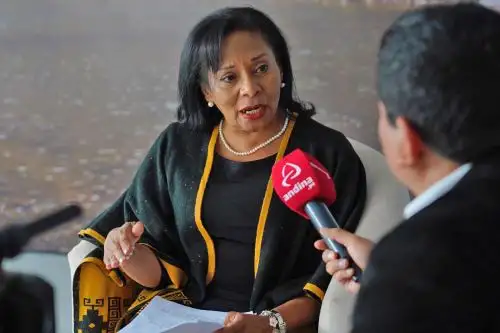 Ministra de la Mujer y Poblaciones Vulnerables, Teresa Hernández. Foto: ANDINA/Difusión