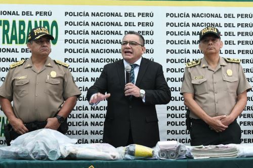 Mininter felicitó a la Policía por desarticular red criminal que falsificó S/ 20 millones. Foto: ANDINA/Difusión