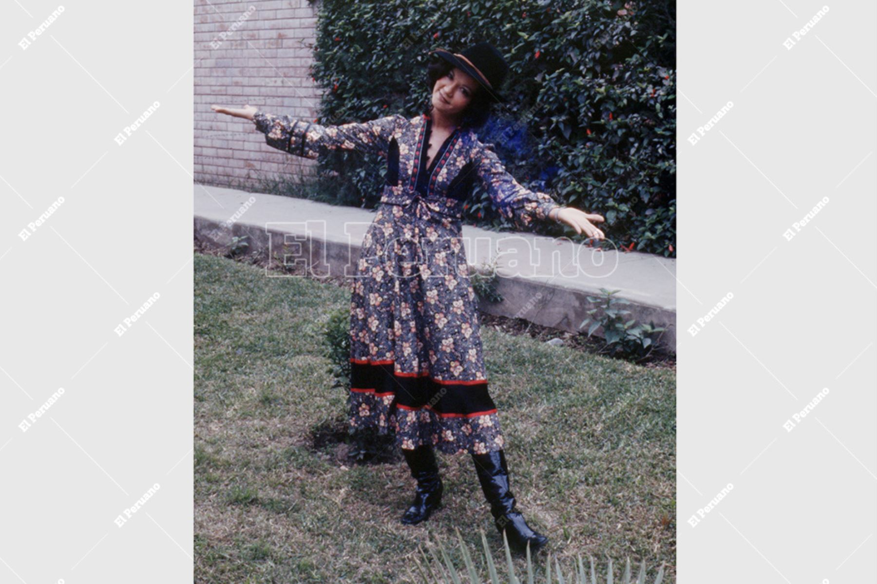 Lima - octubre 1978 / Yola Polastri, animadora infantil y conductora del programa Hola Yola de América Televisión. Foto: Archivo Histórico de El Peruano