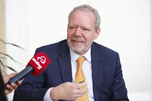 Louis Marcotte, embajador de Canadá en Perú. Foto: ANDINA/Daniel Bracamonte.