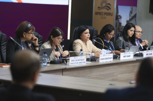 Presidenta Dina Boluarte participa en reunión ministerial de Mujer y Comercio de APEC en Arequipa