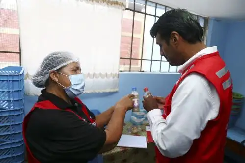 Así se da inicio a un intensivo cronograma de supervisión del programa en Lima y a nivel nacional para verificar in situ la adecuada la distribución de alimentos y promover el bienestar de nuestros niñas, niños y adolescentes escolares. Foto: ANDINA/Difusión