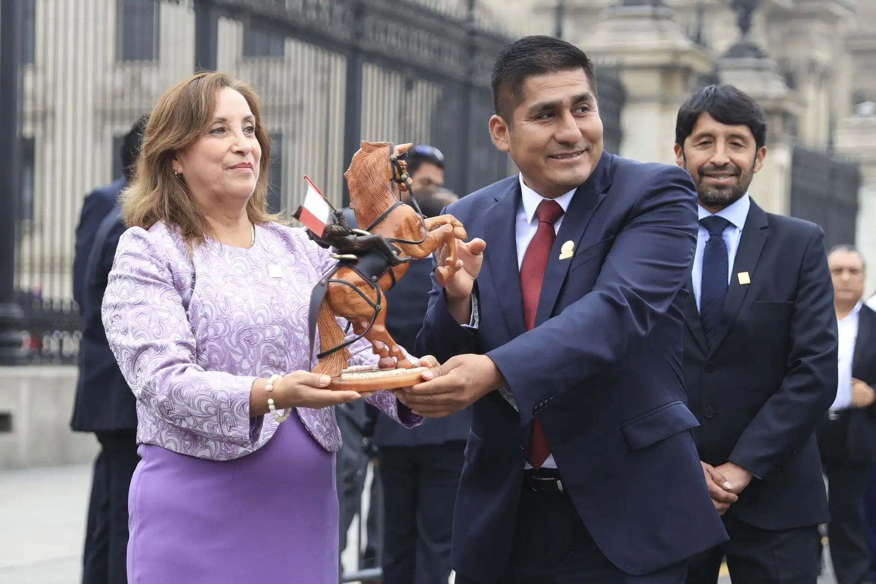 La presidenta Dina Boluarte participó del inicio de las actividades por los 200 años de la Batalla de Junín: Foto: ANDINA/ Prensa Presidencia