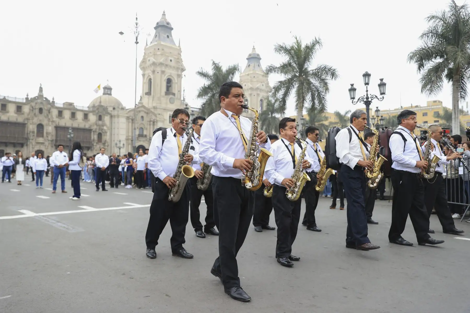 La presidenta Dina Boluarte participó del inicio de las actividades por los 200 años de la Batalla de Junín, que estuvo matizada con una comparsa folklórica integrada por los gloriosos Húsares de Junín. Foto:ANDINA/ Prensa Presidencia