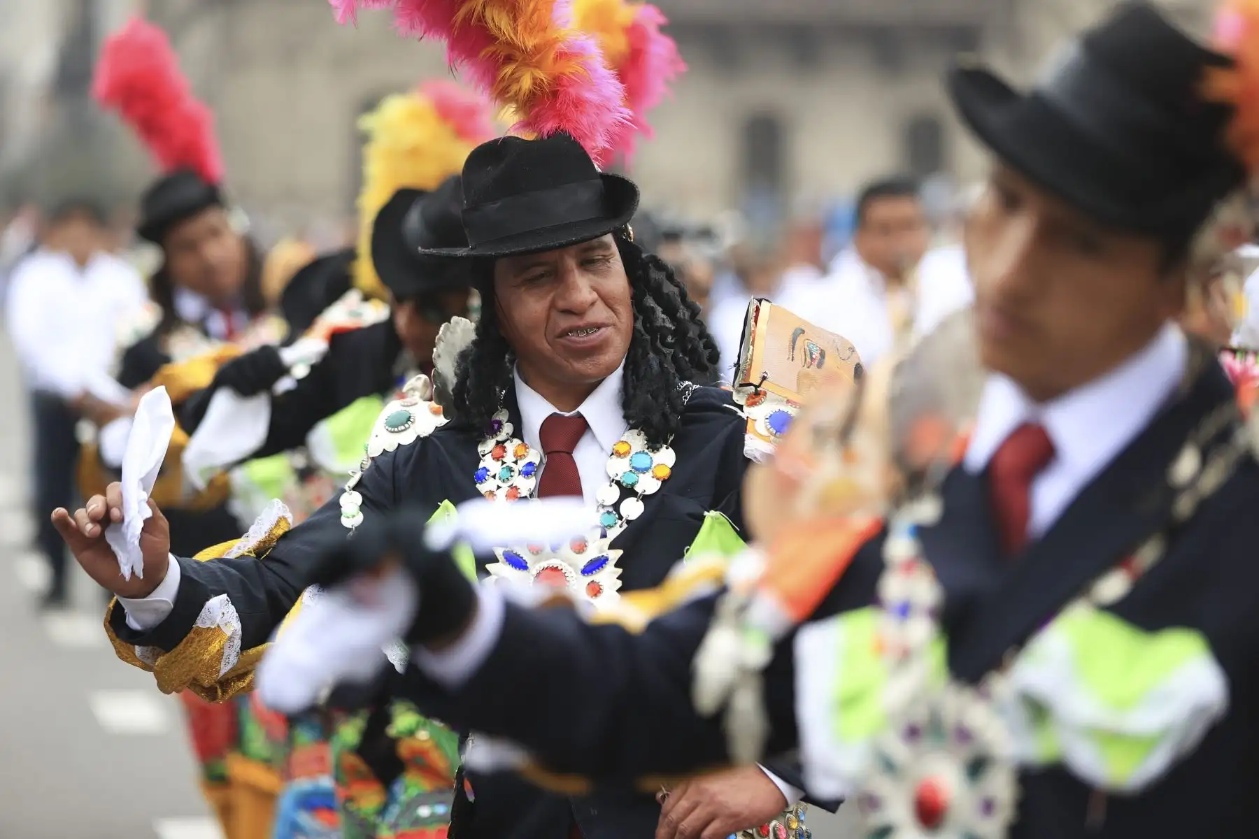 La presidenta Dina Boluarte participó del inicio de las actividades por los 200 años de la Batalla de Junín, que estuvo matizada con una comparsa folklórica integrada por los gloriosos Húsares de Junín. Foto:ANDINA/ Prensa Presidencia