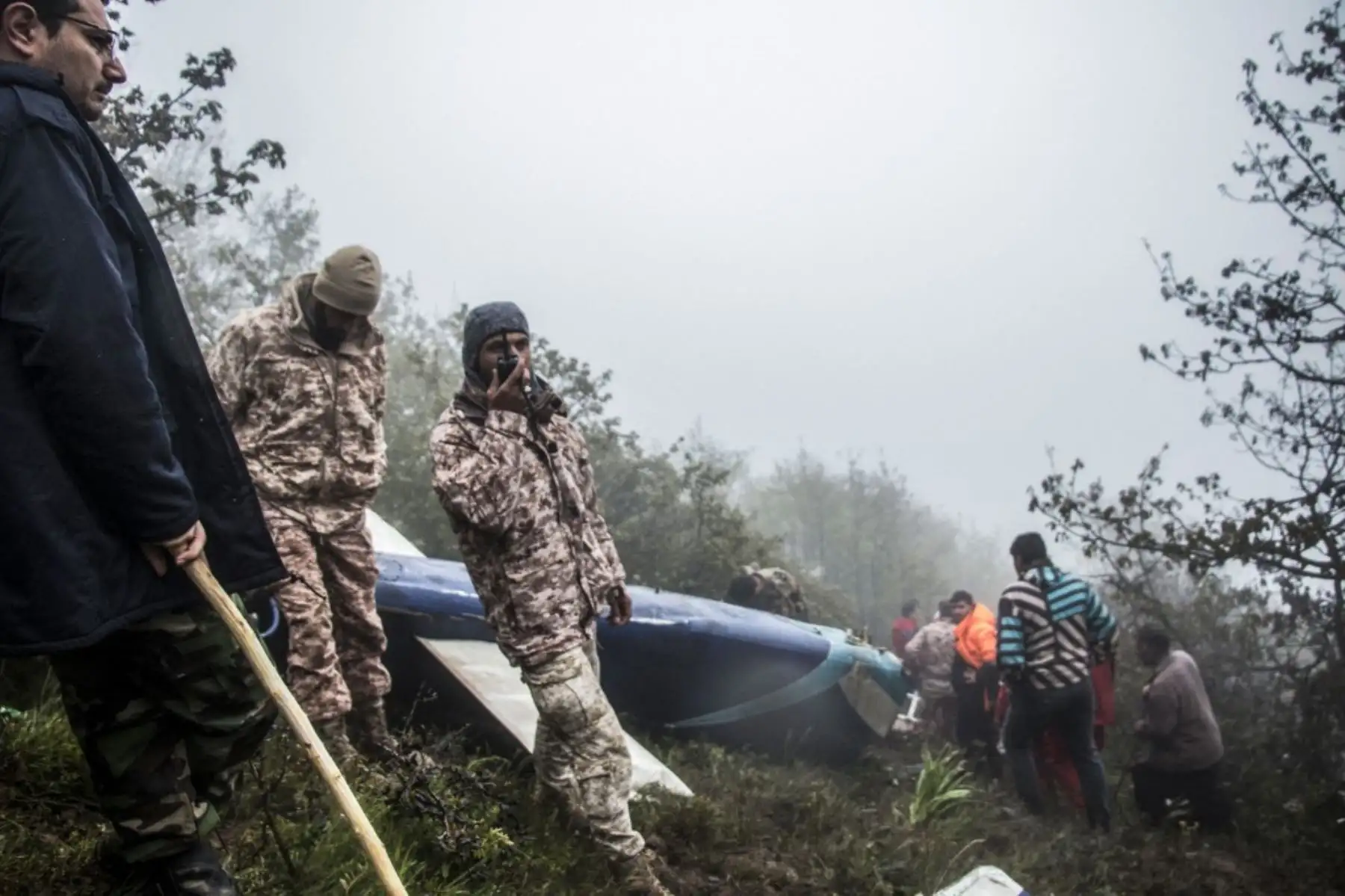 El presidente iraní Ebrahim Raisi fue declarado muerto el 20 de mayo después de que los equipos de rescate encontraran su helicóptero estrellado en la niebla. región montañosa occidental, provocando luto en la república islámica. Foto: AFP
AZIN HAGHIGHI / Agencia de noticias del Ministerio de Justicia / AFP