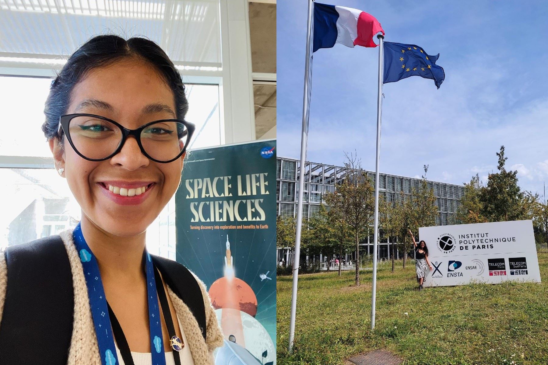 La joven investigadora Thalía Leyton Reto se encuentra en NASA como investigadora asociada, y previamente realizó una pasantía en Francia.