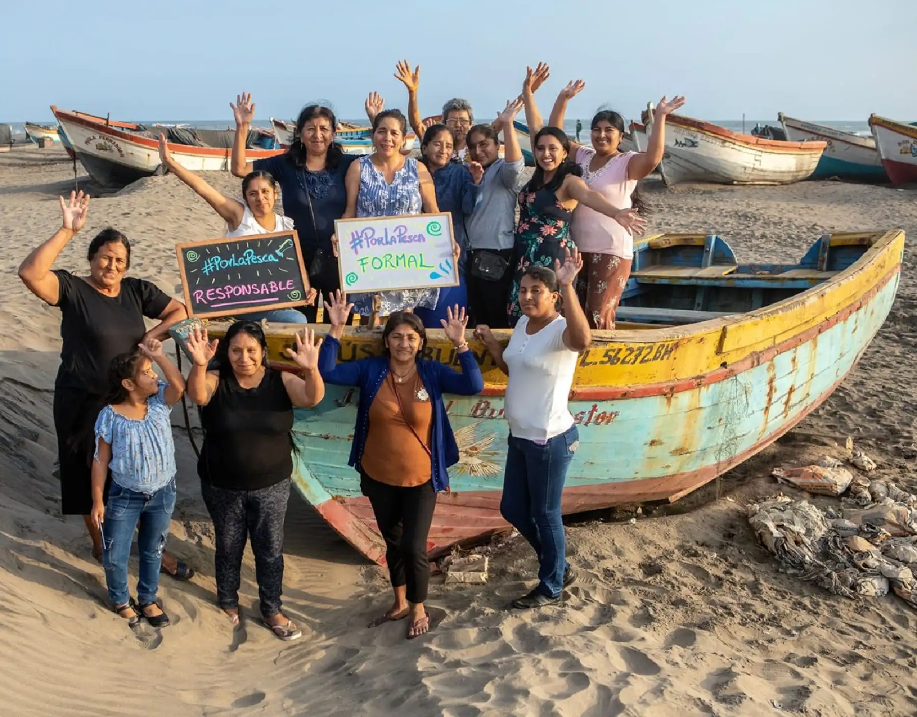 Alrededor de 1,000 mujeres participan en las labores de la pesca artesanal en la región Tumbes.