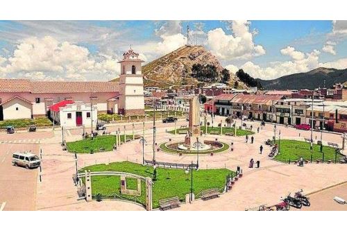Plaza de la ciudad de Azángaro, región Puno. Foto: ANDINA/Difusión