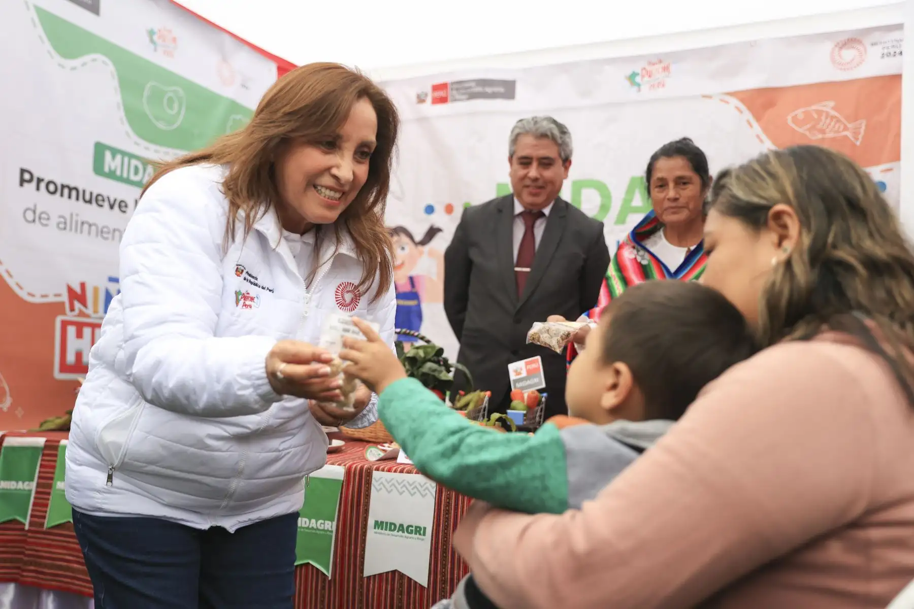 Presentación de la campaña multisectorial "Niños de Hierro" para la prevención y reducción de la anemia materno infantil al 2030.
Foto: ANDINA/Prensa Presidencia