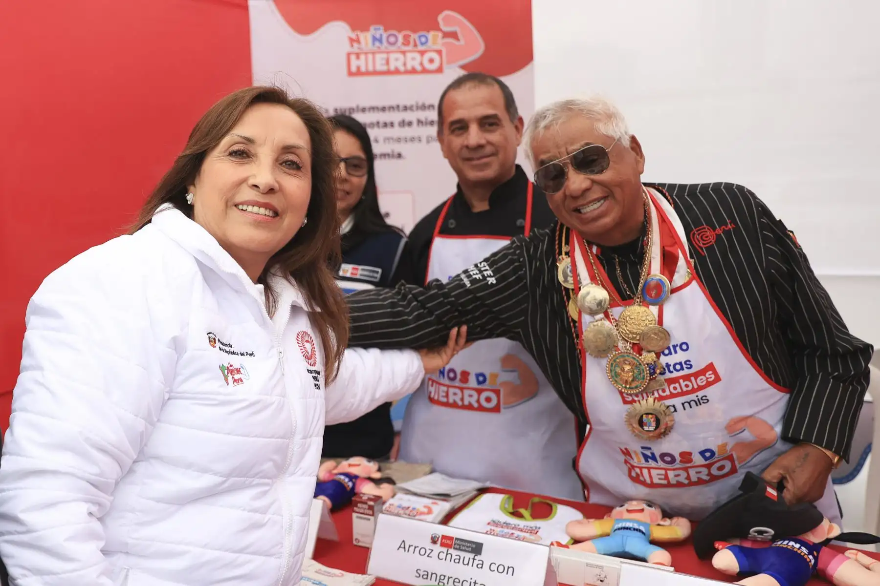 Presentación de la campaña multisectorial "Niños de Hierro" para la prevención y reducción de la anemia materno infantil al 2030.
Foto: ANDINA/Prensa Presidencia