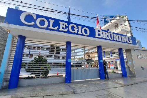 La institución educativa Brüning se encuentra en el centro de la ciudad de Trujillo. Foto: ANDINA/Difusión